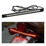Kewucn Universal 8'' Flexible Waterproof LED Light Strip with Tail Brake Stop Turn Signal Lights All-in-One, Light Accessories Fits for Motorcycle, Bike, ATV, RV, SUV Off Road