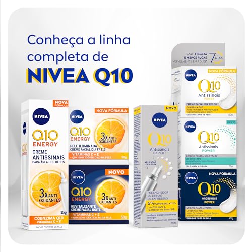 NIVEA Creme Facial Antissinais Q10 Energy Olhos 15g