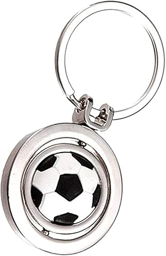 Miniatura 3 de IMIKE - Llavero de metal a la moda, lindo llavero giratorio para fútbol y deportes