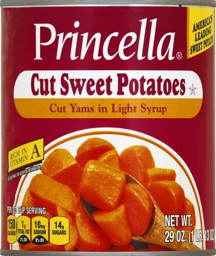 Princella Cut Sweet Potatoes, 29 oz
