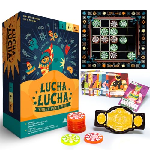 Whales Entertainment| Lucha Lucha 345| Strategy Board Games for Adults, Family and Kids Aged 6 +|...