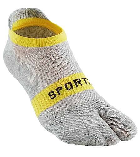Men Tabi Socks Split Toe for Flip Flop Sandal Sand Ninja Japan Cotton 6 Pack - Thumbnail 5