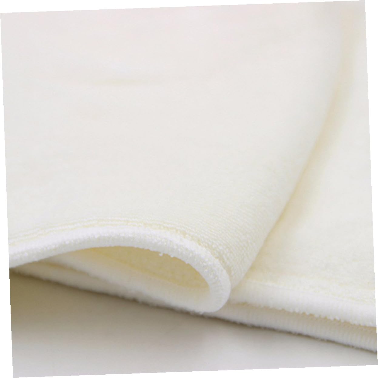 6 piezas Pañales Bambú Natural Absorbentes Lavables Reutilizables para Paquete de Inserts Beige