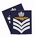 Produktbild CL Distribution Paar Royal Air Force Blau Rank Folien/Schulterklappen (Flight Sergeant) Flugpersonal