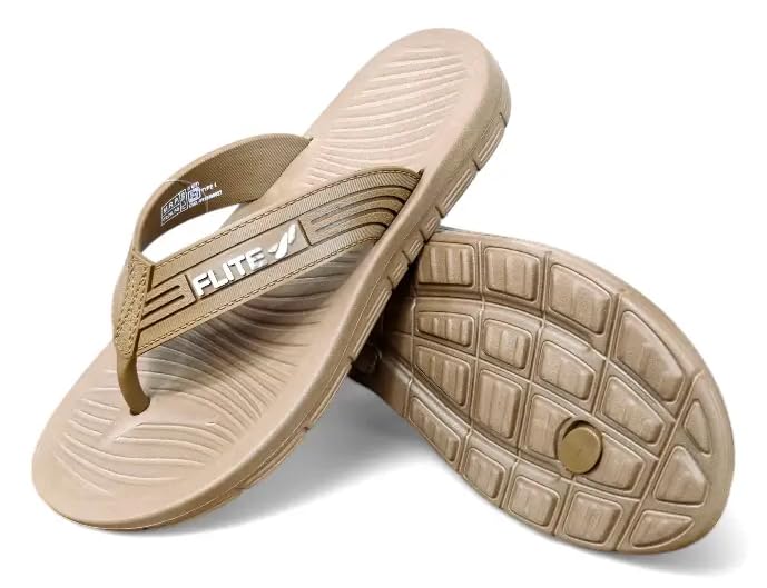 Image of FLITE Thong V-Strap Slippers for Men & Women | Soft Cushioned, Lightweight & Non-Slip Daily Use Chappals