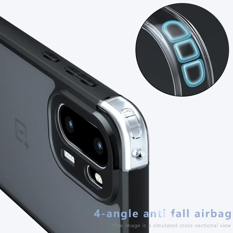 Image of Matte PC Back Cover Case for OnePlus 15r, Black