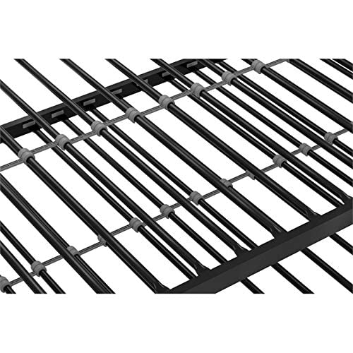 Novogratz Bright Pop Twin Metal Daybed And Trundle, Stylish & Multifunctional, Built-In Casters, Black #TOP7