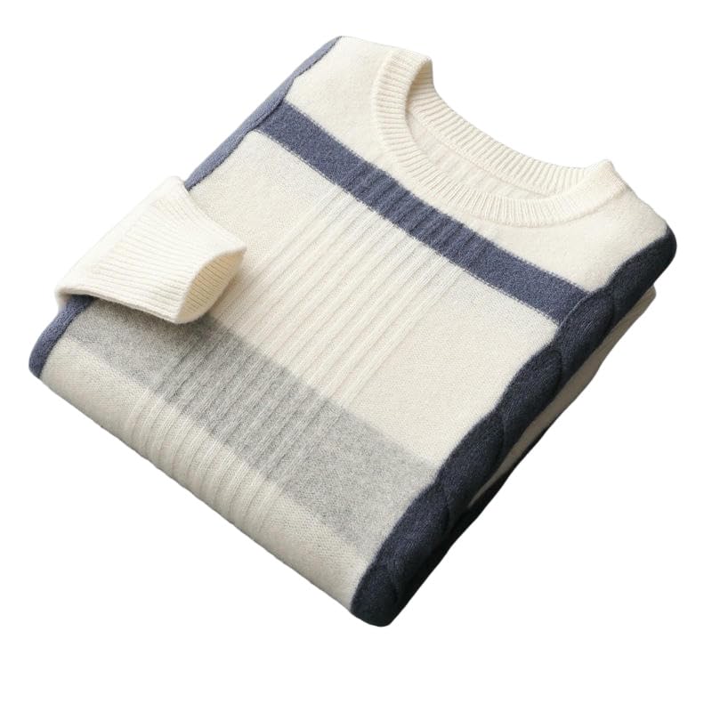 Pull tricot torsadé homme col rond ample idéal pour le quotidien - 7