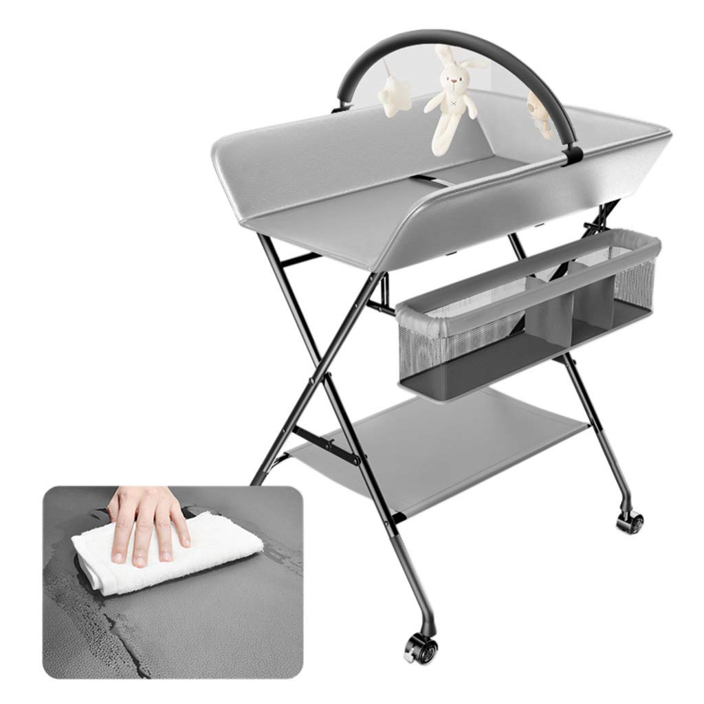 Buy 2 in 1 Infant Changing Table Baby Bath Tub Unit Rolling Station