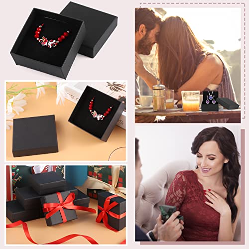 Wsicse 12 Pcs Jewelry Gift Boxes, Small Gift Boxes For Necklace Ring Bracelet Earring Cotton Filled Jewelry Box For Mothers Day Jewelry Gifts Organizer #TOP6