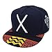 Ayliss Fashion Hip-hop Hat X Letter Embroidery Baseball Cap Black,Navy Blue