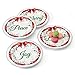 Pfaltzgraff Winterberry Red Ribbon Salad Plates, Set Of 4