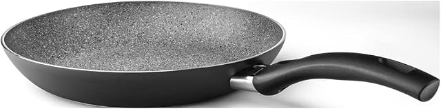 BALLARINI 1000332 Pfanne Antihaftbeschichtung, mit Antihaftbeschichtung, Induktionsgeeignet, Mit Temperaturkontrolle, 28 cm, Aluminium, Bologna Granitium