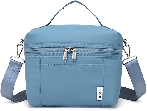 Miniatura 15 de NOL Natural Organic Lifestyle - Bolsas de almuerzo aisladas para mujer, bolsa tipo nevera ligera de nylon impermeable para el trabajo Verde(Amy