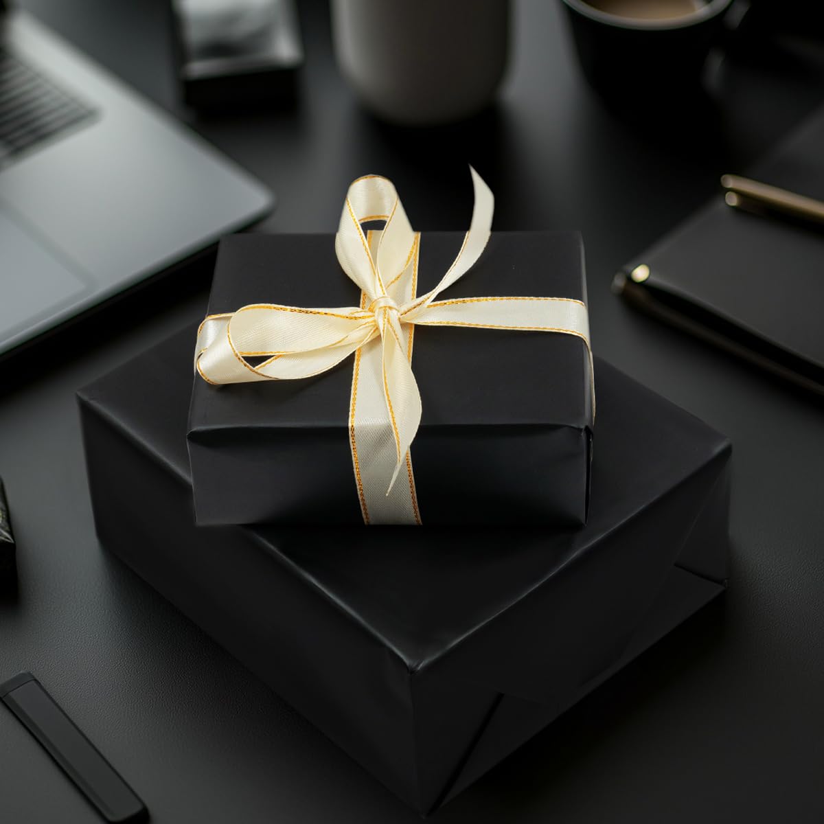 Merture Rouleau De Papier Cadeau De Couleur Unie – 43,2 Cm X 10,2