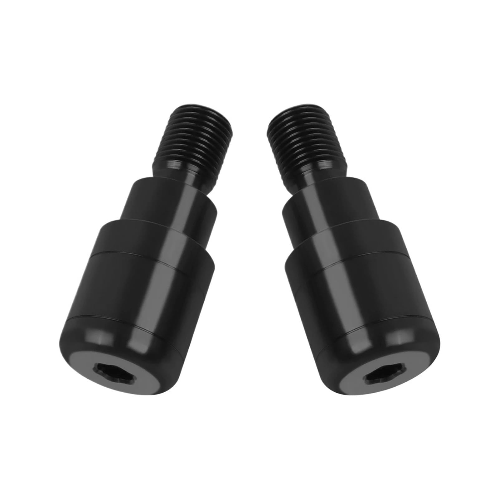 Extremos de Agarre Tapas Tapones De Extremo para Puños De Manillar De Motocicleta, Deslizadores De Contrapesos para Ya&ma&ha para MT09, FZ09, MT-10, FZ10, SP, XSR900, TMAX500