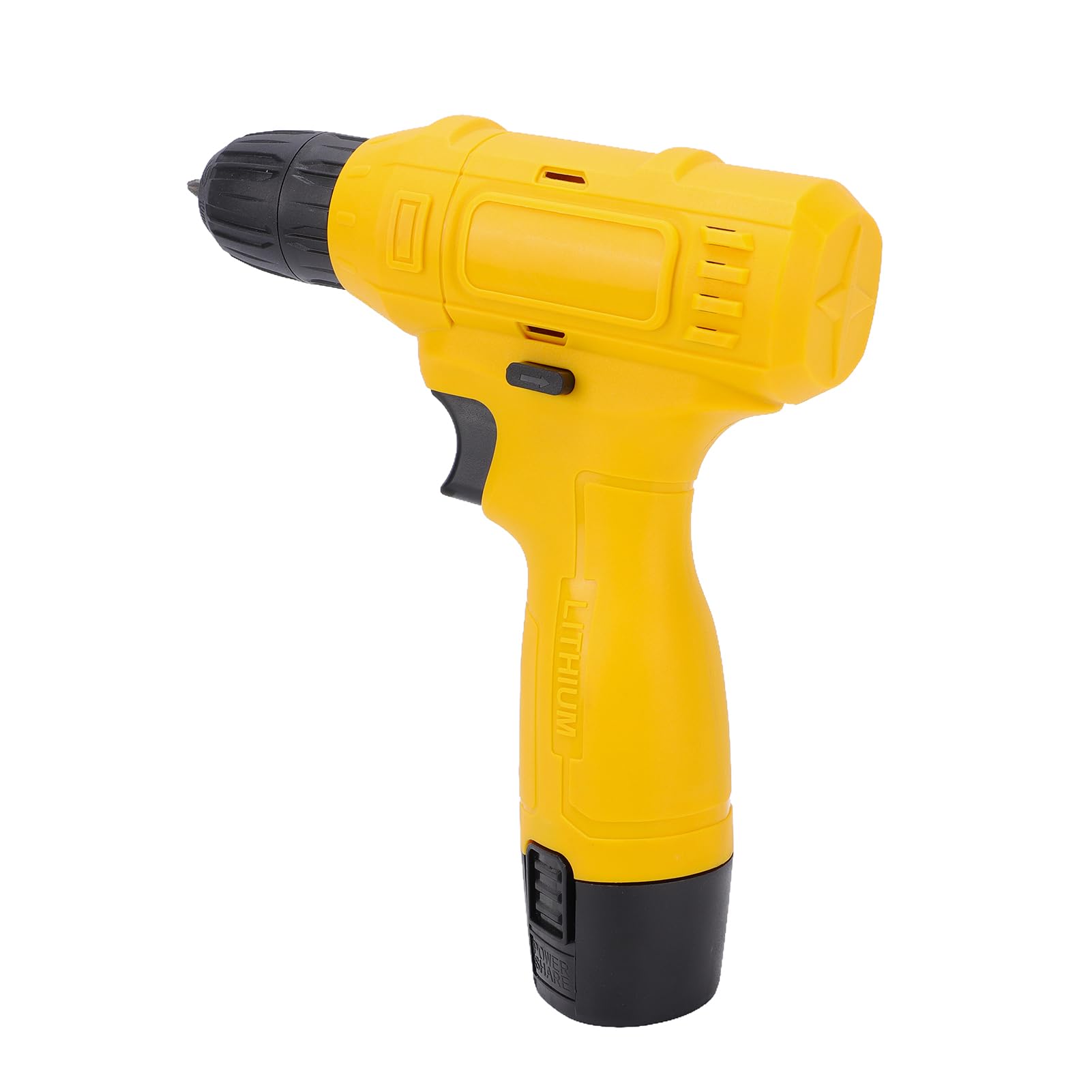 YWBL-WH Set Trapano Avvitatore a Batteria 12V Trapano Elettrico con Caricatore Mandrino Da 3/8 Pollici Da 0 a 600 Giri/min Coppia di 15 Nm Luce a LED Impugnatura Ergonomica per Assemblaggio di