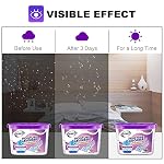 Moisture Absorbers with Lavender Scent,9-Pack Portable Closet Dehumidifier, Odor Eliminator Absorber Bucket, Unscented Humidity Absorber,Cleaner Air Dehumidifier for Closet,Bathrooms - Image 6