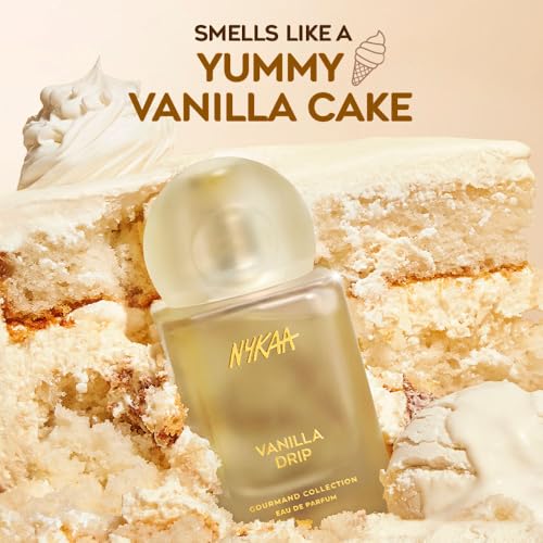 Image of Nykaa Vanilla Drip EDP 50ml | Vanilla Perfume for Women | Pear Sweet Creamy Fragrance | Long-Lasting Daily Wear Scent | Best Sweet Perfume | Best Gift for Her