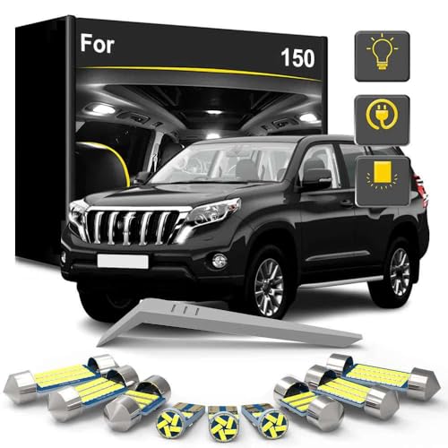 4/8/16����J�[LED�C���e���A���C�g�L�b�g�A�v���h150 LC150 2010-2022 2023�p���[�f�B���O�g�����N�h�A�v���[�g�����v