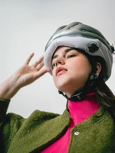 Miniatura 3 de Airnoggin - Casco inflable, plegable y portátil para adultos para ciclistas y scooters