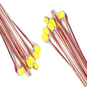 DiCUNO 20Stk. vorverdrahtete Mikro LED Dioden
