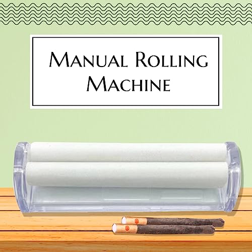 Image of ROYAL SWAG Rolling Machine Quick Fill Tobacco Machine | Roll Your Own Wellness Stick 110 MM King Size With Metal Roller Machine | Manual Rolling Machine