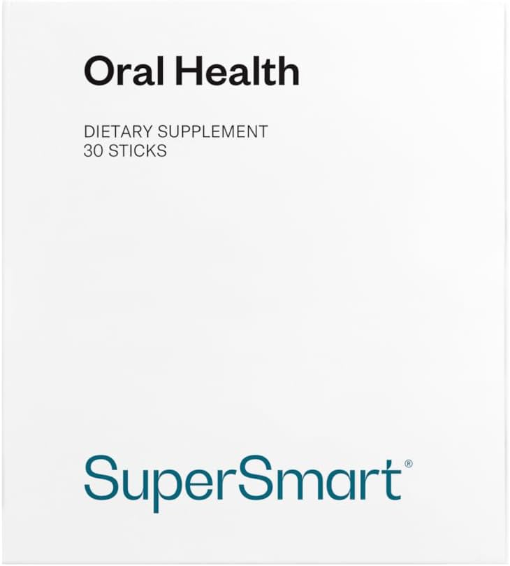 Oral Health - Probiotic and Prebiotic - Fights Bad Breath - Reduces Oral Inflammation and Cavities - 4 Billion Micro-Organisms per Stick - Fructo-Oligosaccharides - Supersmart