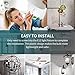 winshine LED Light Bulb A15, Candelabra Base 6W=60W Equivalent Globe Bulb .G45 E12 Base 6W Candle Light for Ceiling Fan, Chandelier Bulb, 6W Daylight Non Dimmable LED Base Bulb, 6 Pack. (5000K)