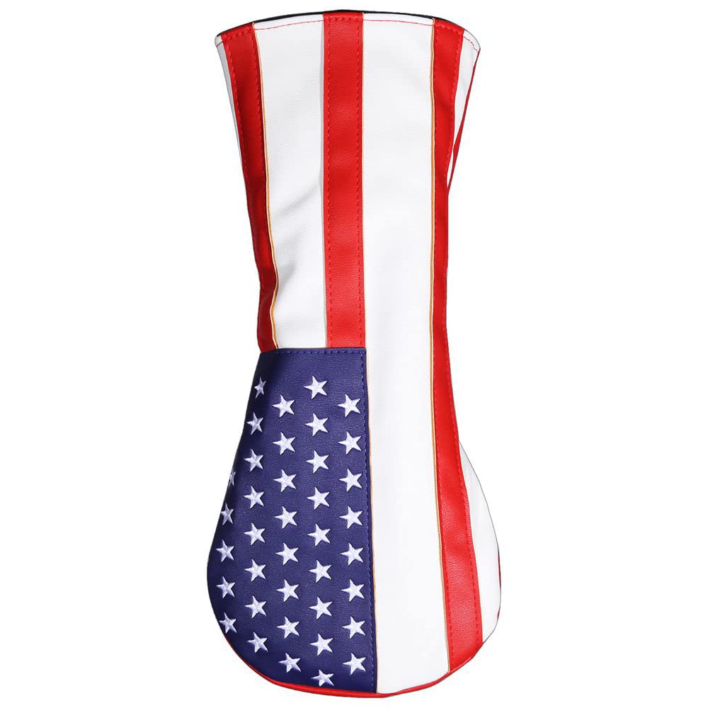 Fundas para cabeza de golf de Estados Unidos para conductor y maderas Fairway de cuero