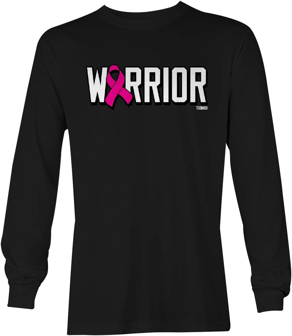 Warrior - Pink Ribbon Breast Cancer Unisex Long Sleeve Shirt
