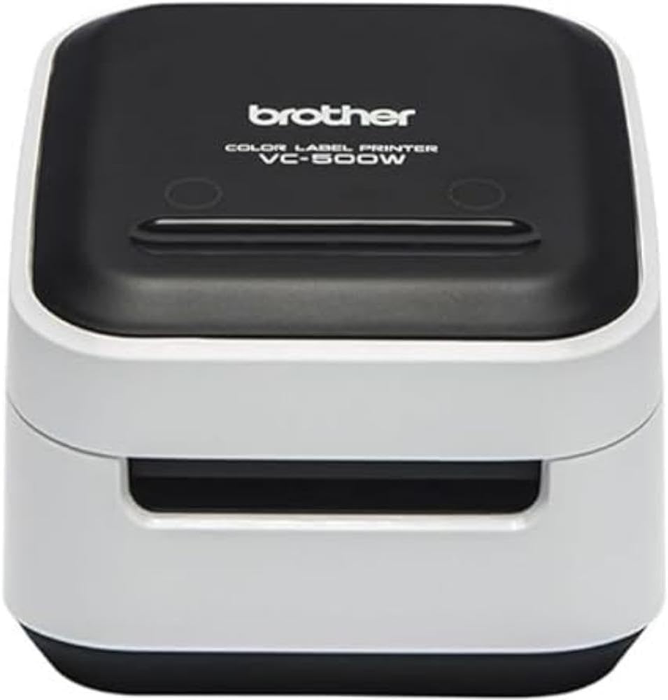 Brother VC500WCR Colour Label Maker, ZINK (Zero Ink) Design 'n' Craft