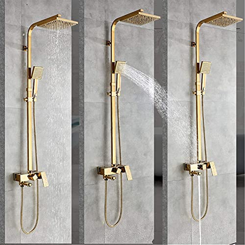 Ensemble robinet de douche classique contre le manque de pression avec pommeau de luxe