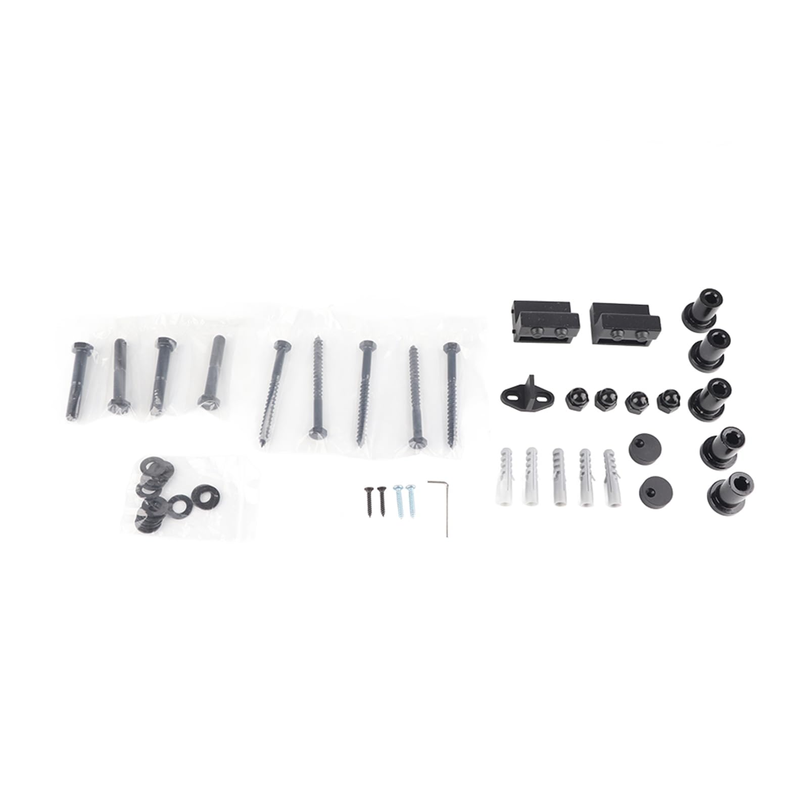 Kit Hardware per Porta del Fienile Scorrevole, Robusto e Resistente, da 6,6 Piedi, Senza Intoppi e Silenziosamente, Facile da Installare, Include Istruzioni di Installazione