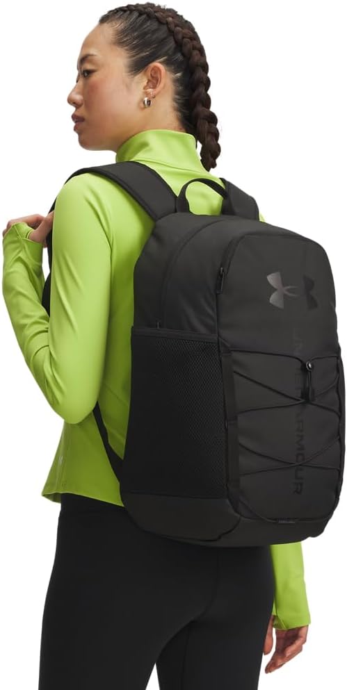 Under Armour Unisex Hustle Sport 6.0 Backpack, (007) Black / / Black, One Size Fits Most - Image 6