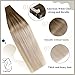 LaaVoo Tape in Hair Extensions Human Hair Brown to Ash Blonde Tape in Human Hair Extensions Seamless Tape on Hair Extension Silky Straight Hair 12inch 20pcs 30g
