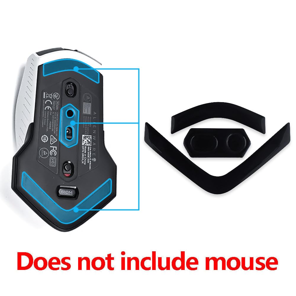 Patins De Remplacement Pour Souris Alienware AW610M/AW510M - KWM000040FB001C Neuf