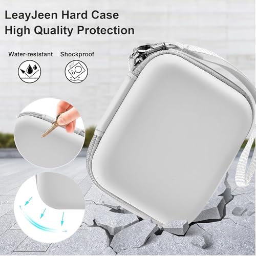 Funda para cámara digital Leayjeen blanca miniatura 5