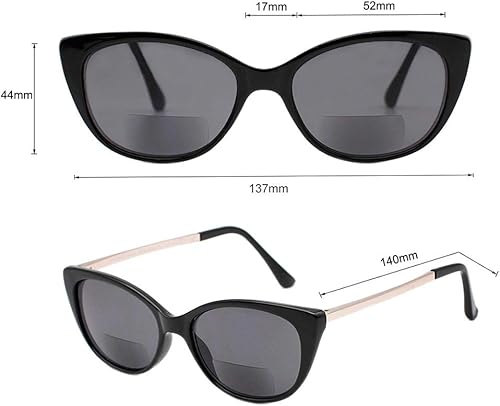 Miniatura 5 de VITENZI Gafas de sol con lectores para mujer, lentes de sol de lectura tintadas, Verona