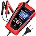 AOKBON Caricabatterie Auto 6V/12V/24V 6A Mantenitore con Schermo LCD Ricarica Multi-Stadio Multi Protezioni Intelligente Automatico Carica per Auto Moto Barche e Camion Leggeri