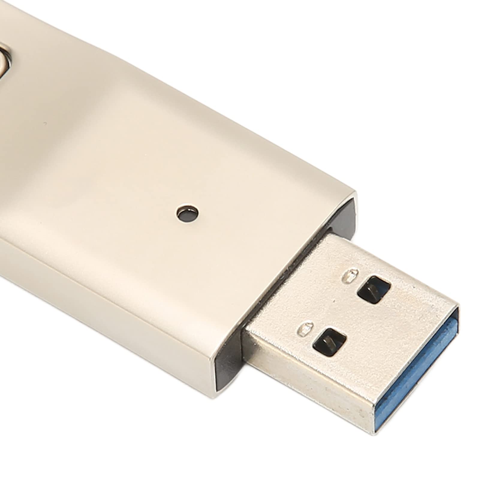 Chiavetta USB per Impronte digitali, Chiavetta USB Crittografata con Identificazione Ad Alta Velocità USB 3.0 da 32 Gb, Chiavetta di Memoria di Sicurezza per Impronte digitali Portatile
