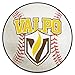FANMATS 602 Valparaiso Beacons Baseball Shaped Accent Rug - 27in. Diameter