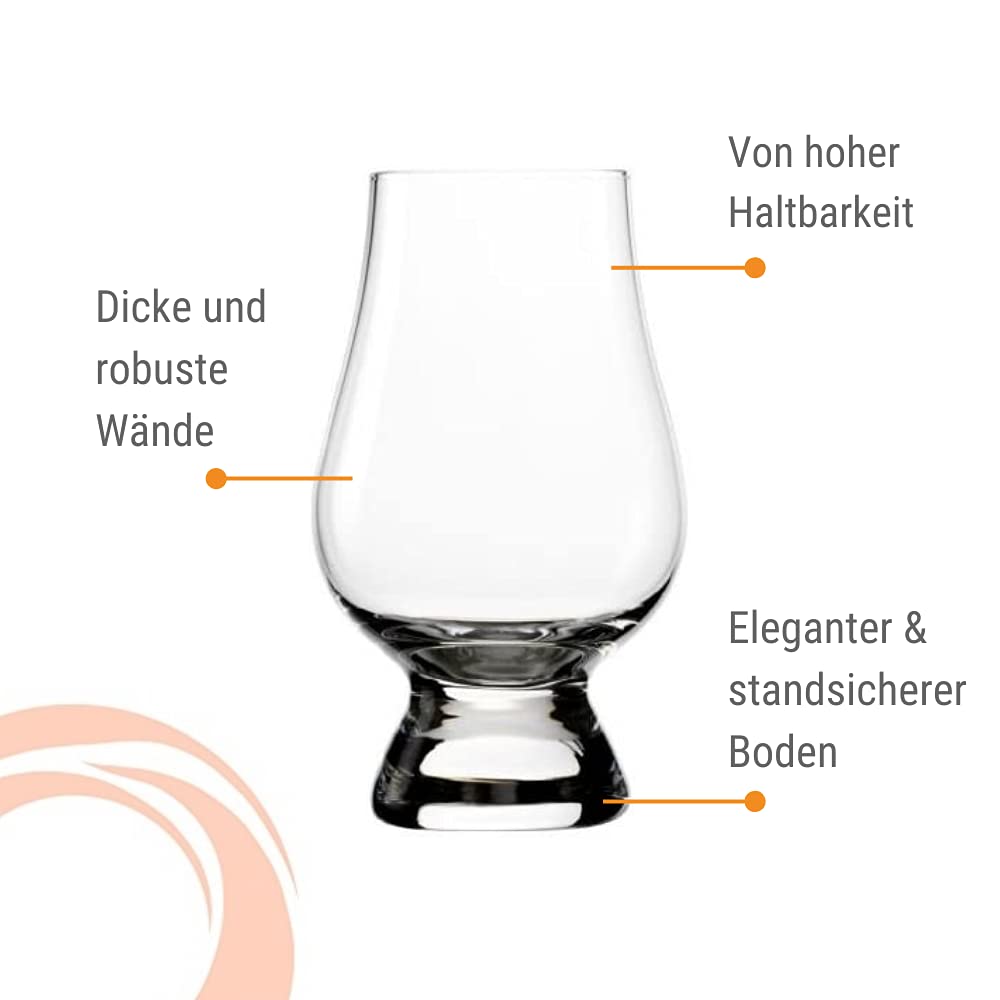 Stölzle Lausitz - 4 pc. cata de glencairn Set con 3 Vasos y holzb.