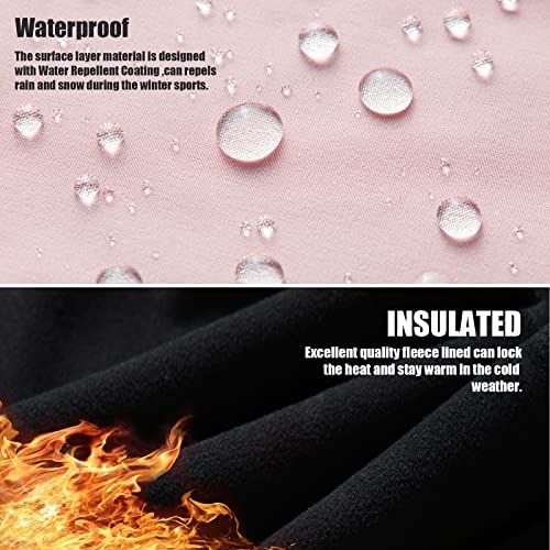 Wulful Kids Waterproof Snow Ski Pants Boys Girls Outdoor Winter Fleece Hiking Insulated Snowboard Pants #TOP3