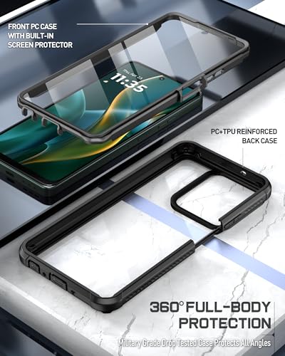 Coque robuste Moto G 5G 2025 évite écran cassé protection 360 - 5