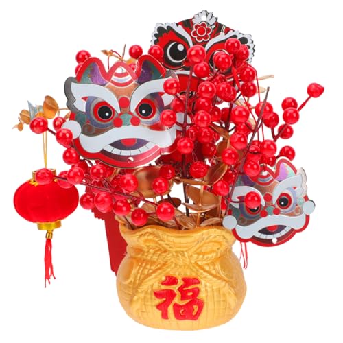EPIGEIST 1 Juego Flor Artificial Estante para De Ejercicio Paquete Decoración del Hogar Flores Artificiales Rojas Flores Artificiales para Exteriores Percha De Ropa Rojo El Plastico