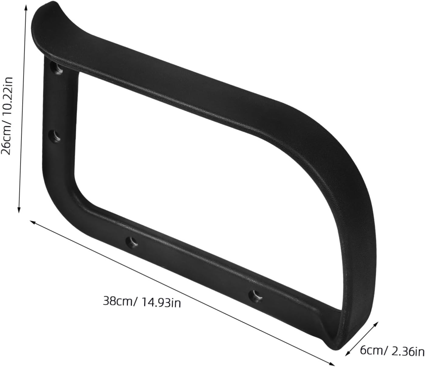 2Pcs Sturdy Office Chair Arm Rests Replacement Parts Ergonomic Plastic Armrest for Gaming and Office Chairs Wear-Resistant Arm Rests for Daily Use