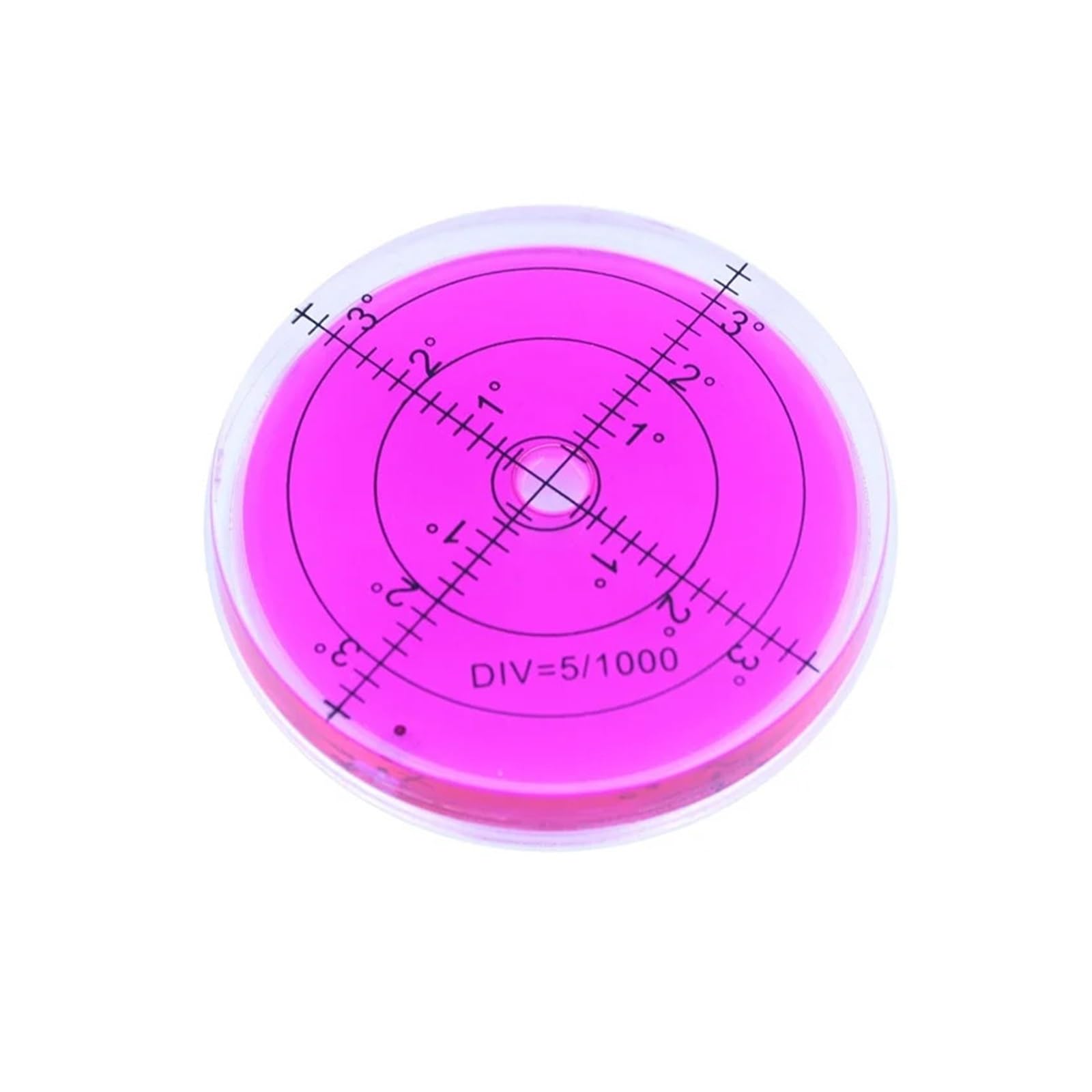 Niveau à bulle rond outil de nivellement circulaire rose - 3