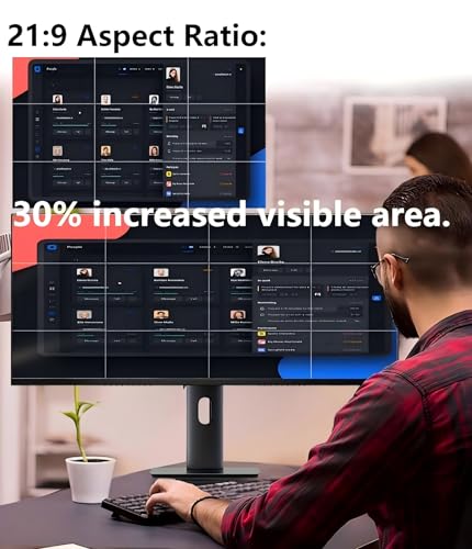 Image of 34 Inch Ultrawide Gaming Monitor, UWQHD 3440x1440 165Hz IPS Flat Screen, USB-C 65W, KVM Switch, USB Hub, HDR, FreeSync, Eye-Care Computer Monitor for Gaming, Office & Productivity