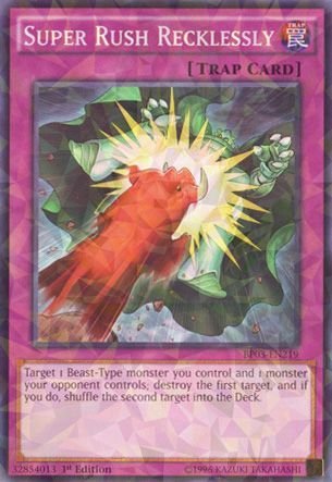 YU-GI-OH! - Super Rush Recklessly (BP03-EN219) - Battle Pack 3: Monster League - 1st Edition - Shatterfoil